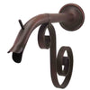 Image of Courtyard Spout – Large w/ Florentine - Distressed Copper Finish - Right Profile View