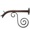 Image of Courtyard Spout – Large w/ Florentine - Distressed Copper Finish - Right Side View