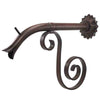 Image of Courtyard Spout – Large w/ Nikila - Distressed Copper Finish - Right Profile View