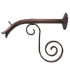 Image of Courtyard Spout – Large w/ Nikila - Distressed Copper Finish - Right Side View