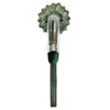 Image of Courtyard Spout – Large w/ Nikila - Sealed Verde Finish - Front View