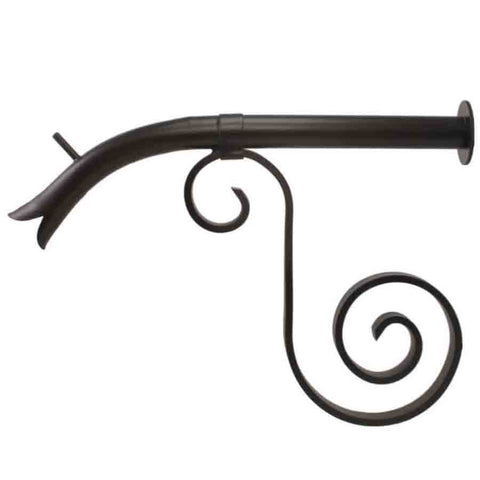 Courtyard Spout – Large w/ Mini Backplate Oil Rubbed Bronze Finish Right Side View 