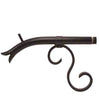 Image of Courtyard Spout Small - Oil Rubbed Bronze Finish - Left Side View