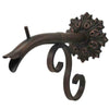 Image of Courtyard Spout – Small w/ Bordeaux Distressed Copper  Finish Right Profile View