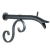 Image of Courtyard Spout Small with Mini Backplate-Black Finish Right Profile View