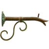 Image of Black Oak Foundry Courtyard Spout – Small w/ Nikila - Sealed Verde Finish - Right Side View