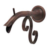 Image of Black Oak Foundry Courtyard Spout – Small w/ Turin Distressed Copper Right Profile View