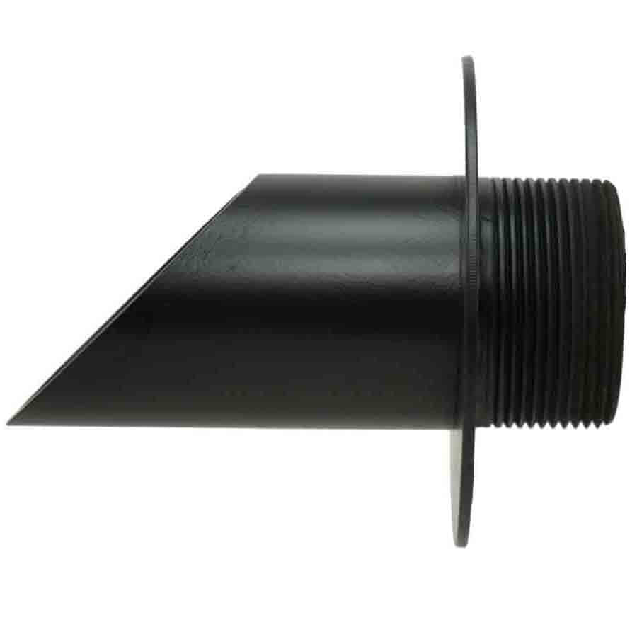 Black Oak Foundry Deco Wall Scupper w/ Round Backplate – 2.5″ – Kinetic ...