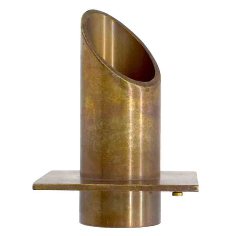 EasyPro BWS2D Vianti Falls Antique Brass 2″ Diamond Wall Scupper Standing