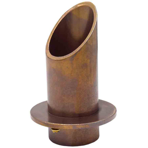 EasyPro BWS2RN Vianti Falls Antique Brass 2″ Round Wall Scupper Standing