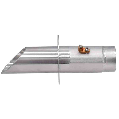 EasyPro SWS2RN Vianti Falls Stainless 2 Round Scupper with round wall plate Side View