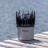 Image of Kasco 1/2 HP Clog-Free Aquaticlear Water Circulator Motor Only On a Dock Up Close