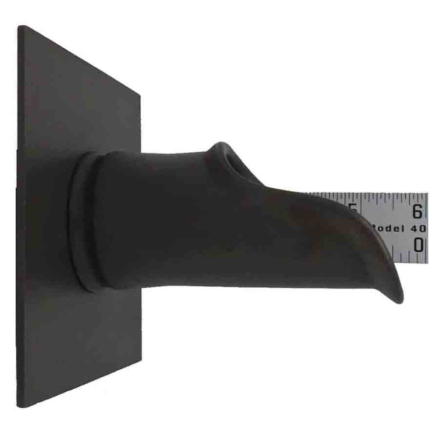 Black Oak Foundry Roman Scupper with Square Backplate – Kinetic Water ...