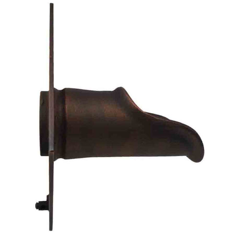 Black Oak Foundry Roman Scupper with Diamond Backplate