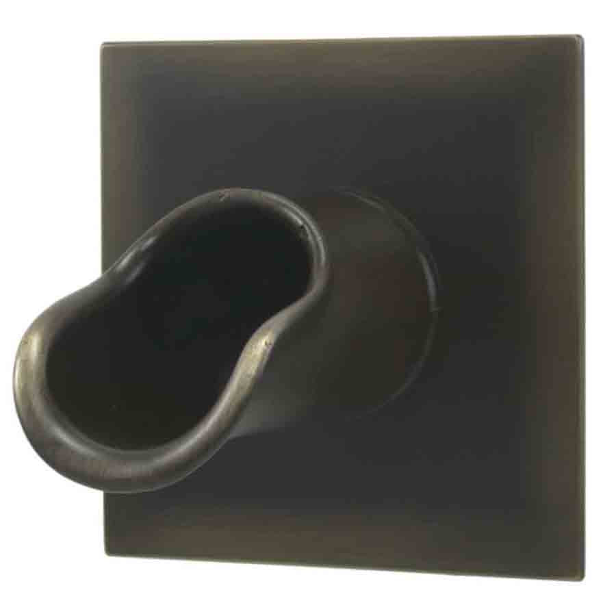 Black Oak Foundry Roman Scupper with Square Backplate – Kinetic Water ...