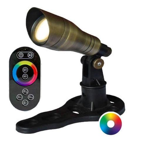 Anjon 3 Watt LED Color-Changing Spotlight with Controller Kit 3WCCKIT
