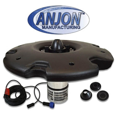 Anjon EcoFountain with 50' cord, Quick-Disconnect & 3 nozzles. ½hp AEF15000-50QD