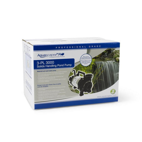 Aquascape 3-PL 3000 Solids-Handling Pond Pump Packaging only   29975