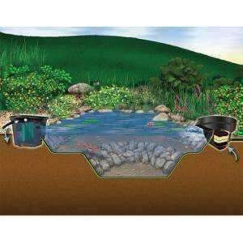 Aquascape 6 ft. x 8 ft. Backyard 500 Gal. MicroPond Kit 99764