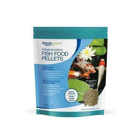Aquascape 8 ft. x 11 ft. 1,000 Gal. Backyard Pond Kit Complete with Liner Underlayment Pump Filter and Fish Pellet 99765