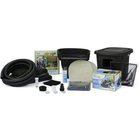 Aquascape DIY Backyard MicroPond Kit 4 ft. x 6 ft. Complete with Spillway Filter Liner Tubing Pump and Connectors 99763