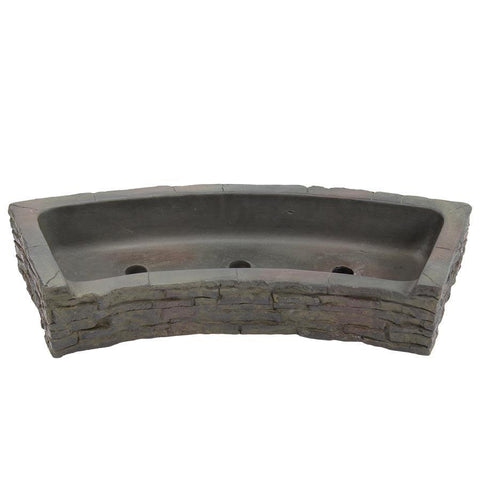 Aquascape Front-Spill Curved Stacked Slate Topper 78284