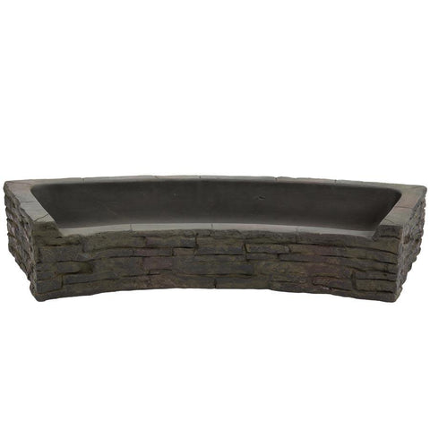 Aquascape Front-Spill Curved Stacked Slate Topper 78284