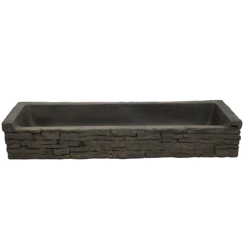 Aquascape Front-Spill Straight Stacked Slate Topper 78281