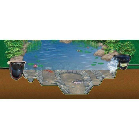 Aquascape Medium 11 ft x 16 ft Complete Pond Kit-pond kit-Aquascape-Kinetic Water Features