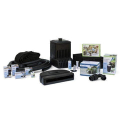 Aquascape Medium Pondless Disappearing Waterfall Kit with 16 ft Stream and 3-PL 3000 Complete with Filter Spillway Aquablox Pump Tubing Treatment System Pump and Sealant 53040