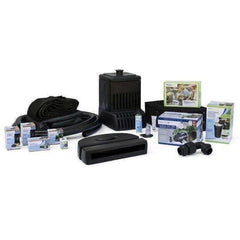 Aquascape Pondless Waterfall Kit with 16 ft. Stream with AquaSurge 2000-4000 Pump Complete with Filter Spillway Liner Aquablox Pump Tubing and Sealant 53039
