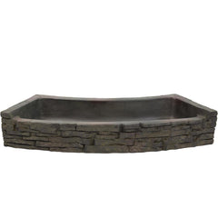 Aquascape Rear-Spill Curved Stacked Slate Topper 78285