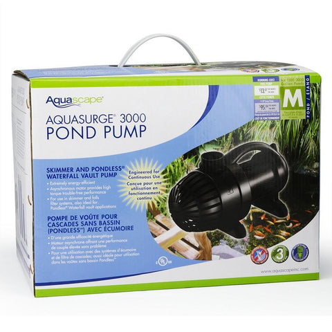 Aquascape AquaSurge® 3000 Pond Pump 91018 Packaging Only