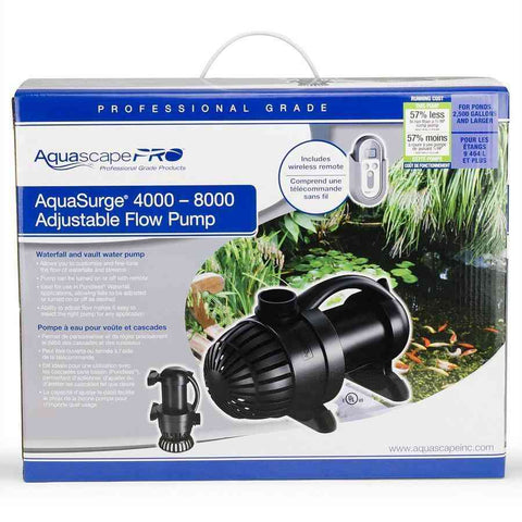 Aquascape AquaSurge® 4000-8000 Adjustable Flow Pond Pump 45010 Packaging Only