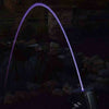 Image of EasyPro Arching Laminar Flow Stream Fountain with Multi-Color LED and Remote Control ELN75 Sample Installation with Purple Light