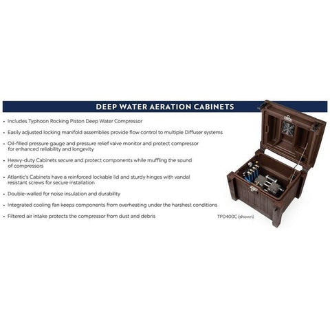 Atlantic Deep Water Aeration System Cabinet Features  TPD100S