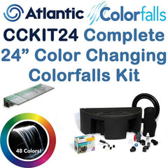 Atlantic Water Gardens 24 inch Color Changing ColorFalls Kit BNDL CC24