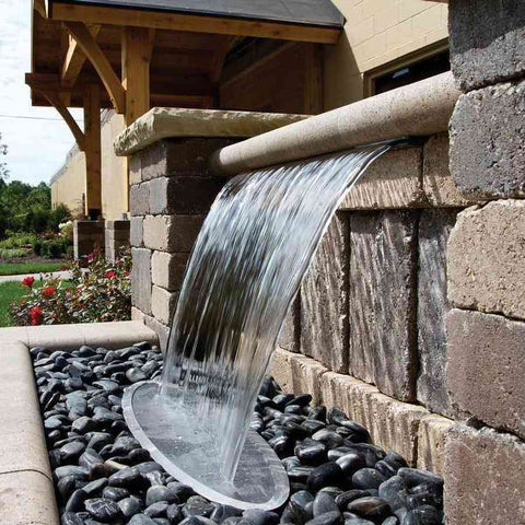 Atlantic Water Gardens Spillway Splash Rings Sample Installation