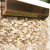 Image of Atlantic Water Gardens Copper Finish Water Wall Spillways Sample Installation