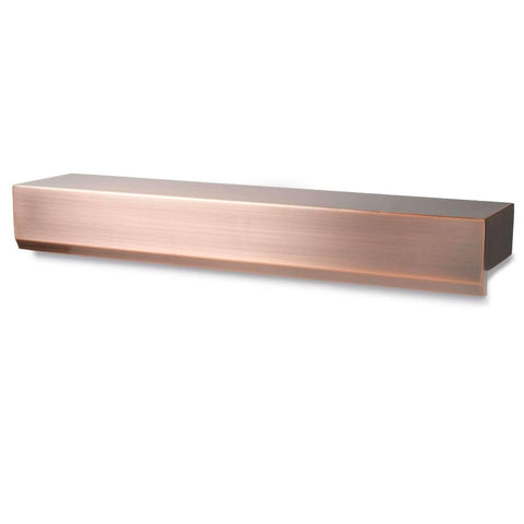 Atlantic Water Gardens Copper Finish Water Wall Spillways CWS24-316
