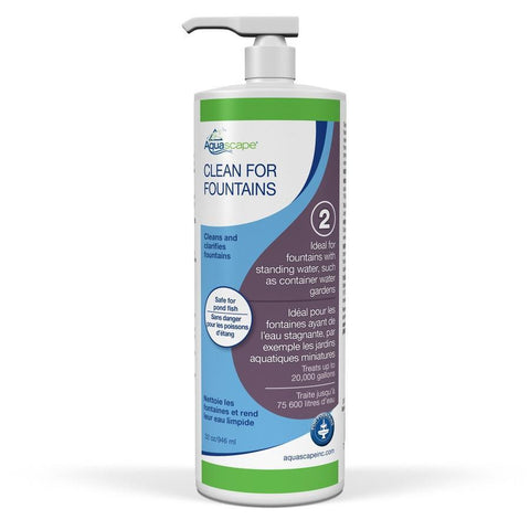 Aquascape Clean for Fountains - 32 oz / 946 ml 96079 Water Treatments