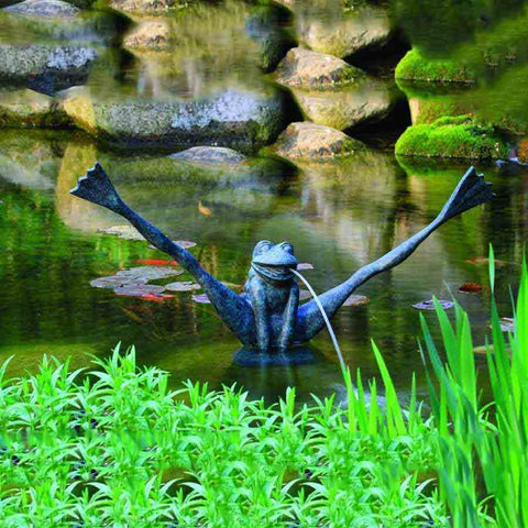 Aquascape Crazy Legs Frog Spitter 78312 Pond Decoration