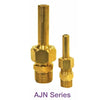 Image of EasyPro Bronze Smooth Jet Nozzle - 1/2" Male Threads - AJN50 Sample Spray Pattern with Other Nozzle Size