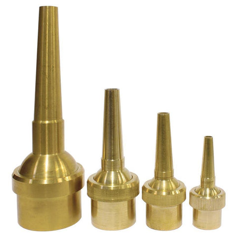 EasyPro Bronze Smooth Jet Nozzle Tapered - 1-1/2" Female Threads - SJN150 with Other Nozzle Sizes