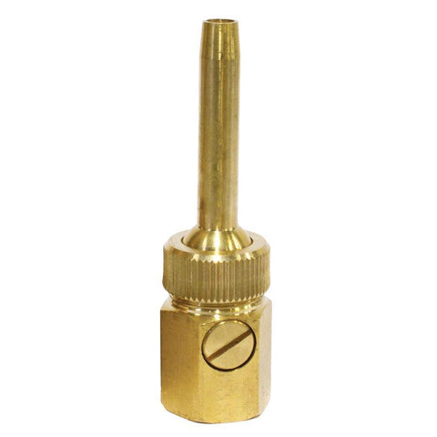 EasyPro Bronze Smooth Jet Nozzle w/ Built in Flow Adjustment - 1/2" Female Threads - FCJN50