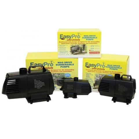 EasyPro Submersible Magnetic Drive Pump 1050 GPH EP1050 with Other Pump Sizes