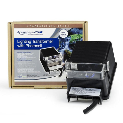 Aquascape Garden and Pond 150-Watt Transformer with Photocell 01002 with Box Behind