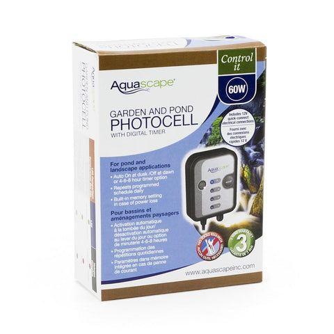 Aquascape Garden and Pond Photocell with Digital Timer 84039 Box Only