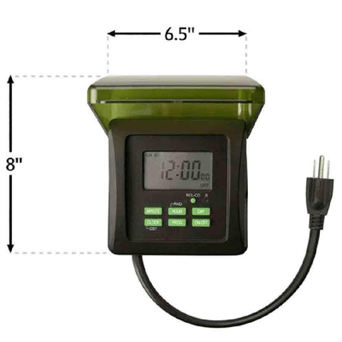 Heavy Duty 120V Digital Timer for Pumps Up to 1 HP-Timer-Kinetic Water Features-Kinetic Water Features