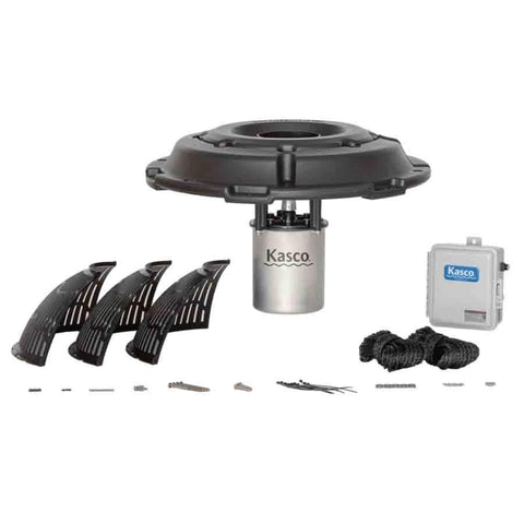 Kasco 1HP Aerating Fountain 4400VFX Complete with Float Bottom Screen Control Panel and Mooring Ropes  115V/230V